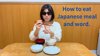 [Japanese Culture] How to eat rice in Japan and the language