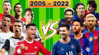 Ronaldo vs Messi (2005-2022 All career)