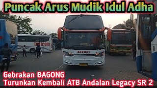 Puncak Arus Mudik Idul Adha,,Penumpang Berhamburan...Bagong menggebrak Turunkan Kembali ATB Mewah..