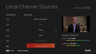 How to scan terrestrial channels on the Foxtel iq4