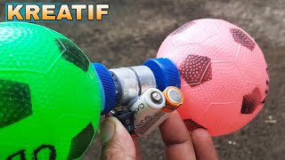 DIY membuat mainan unik motor bola gila bertenaga