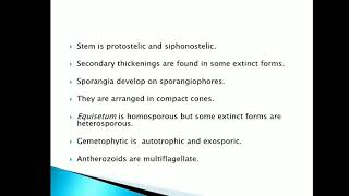 B.Sc. Part-I Paper-III Sphenopsida