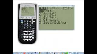 Clear Lists on your TI84