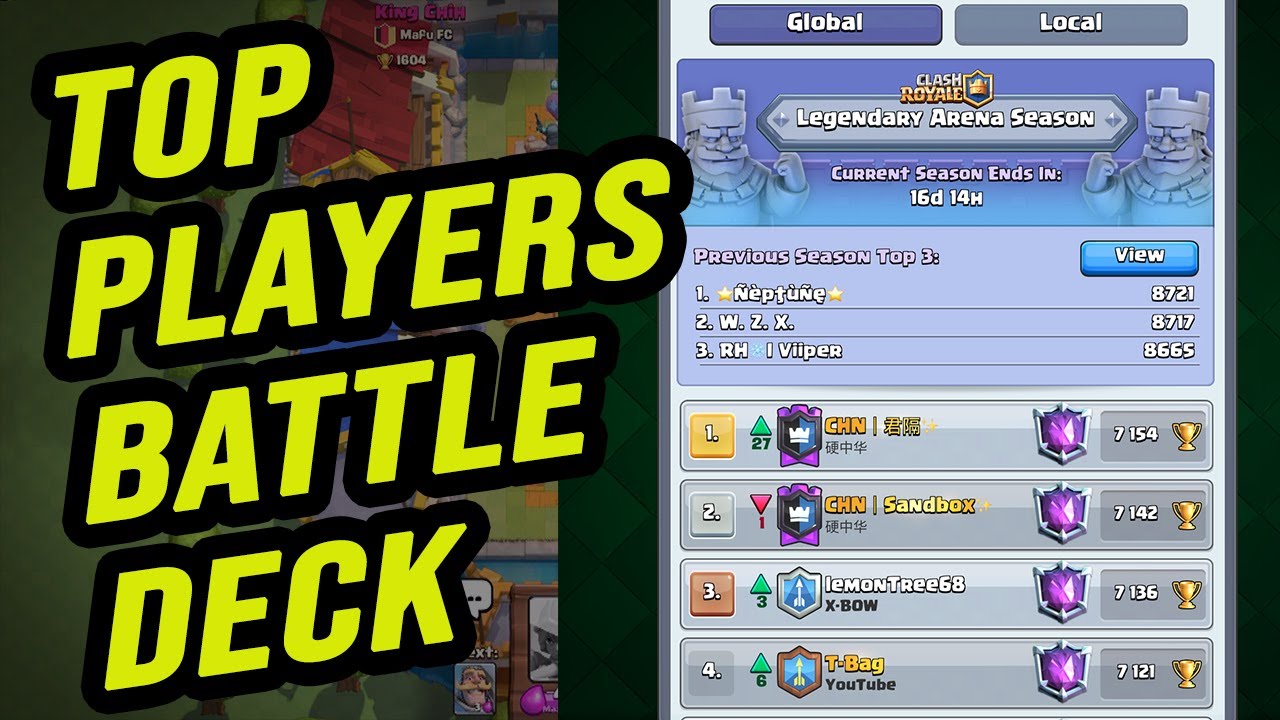 Top Players Battle Deck In Clash Royale - Can I Win With The Decks ...