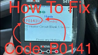 Code P0141 How To Test 02 Sensors (2003-2007 Honda Accord)(Oxygen Sensor Location)