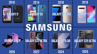 The Evolution of Samsung Flagship Phones | Every Model From the Galaxy S to Galaxy S25 Ultra