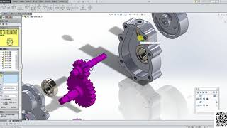 201B 組合件+爆炸視圖(電腦輔助機械設計製圖乙級)(SolidWorks)