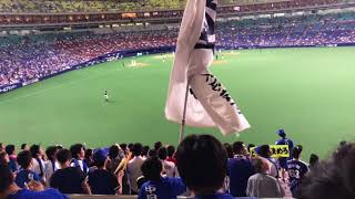 中日ドラゴンズ１８年６月７日９回裏２アウトから武山の同点タイムリーの瞬間 ライスタより(ロッテ対中日 ナゴヤドーム)