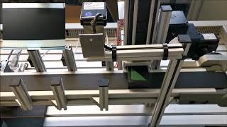 Real time sorting process by OpenCV and a PLC