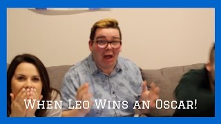 Leo Winning an Oscar Reaction Video