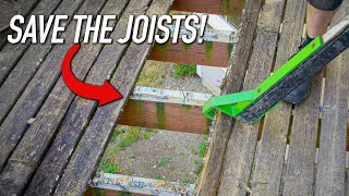 How To Demo A Deck & Save The Framing || Dr Decks