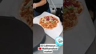 £3 Lahmacun Wrap at Walthamstow Market, London, UK