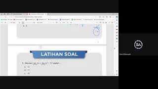 Study With Me - Soal Soal Limit Fungsi Aljabar