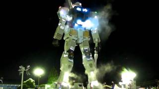 静岡ガンダム （夜のロングVer：背後）