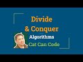 Divide & Conquer Algorithms | Cat Can Code