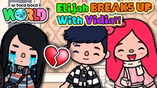Elijah BREAKS UP With Vidia?! - Toca Life World