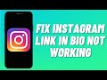 How To FIX Instagram Link In Bio Not Working