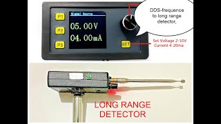 frequence gerenator to Long  Range detector fore gold.