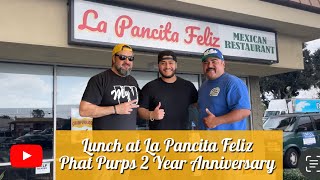 Lunch at La Pancita Feliz with Mando from Phat Purps