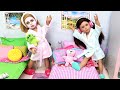 Doll sisters' build dream bedroom! Play Dolls 35 min stories for kids