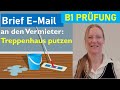 B1 E-Mail schreiben / Brief / Prüfung / 2024 / G.A.S.T. / DTZ / Deutsch lernen / learn German