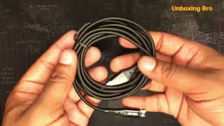 Buy \u0026 Unboxing USLION type B 5 meter Charging Cable From Daraz online shop