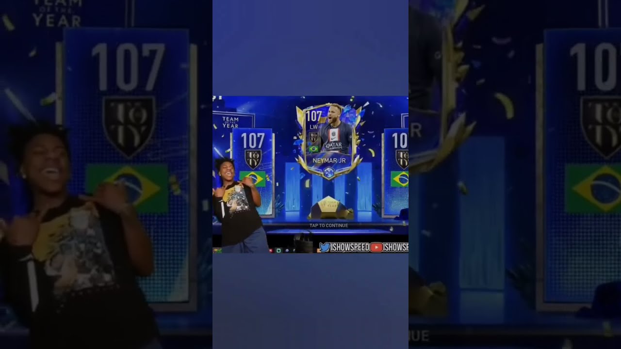 Ishowspeed Sing Parado No Bailao After Packing Neymar In Fifa Mobile😂 # ...