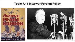 7.11 Interwar Foreign Policy