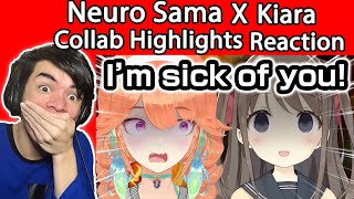 Neuro Sama Roasts Kiara | Neuro's first Hololive collab but I think her filter is broken Reaction