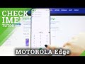 How to Check IMEI and Serial Number in Motorola Edge - IMEI & SN