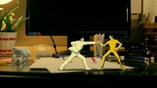 Bruce Lee vs  Jackie Chan - Stop Motion Animation