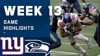 Giants vs. Seahawks Week 13 Highlights | NFL 2020