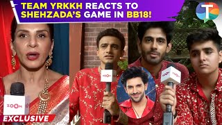 Team Yeh Rishta Kya Kehlata Hai’s SHOCKING reaction to Shehzada Dhami’s game in Bigg Boss 18!