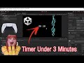 How to make a timer in Unity | Under 3 minutes |