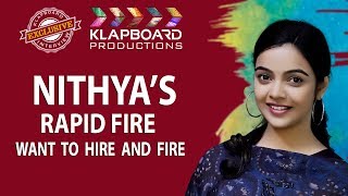 Nitya Shetty's Hilarious Rapid Fire, Nuvvu Thopu Raa, Exclusive Interview | Klapboard