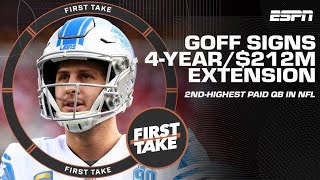 Jets vs. 49ers in Week 1 🏈 + Lions make Jared Goff 2nd-highest paid QB in the NF