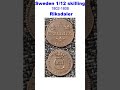 Sweden 1/ 12 ||1812||Riksdaler Riksmynt (1855 - 1873) ||Copper || #shortvideo #shorts #new #trending