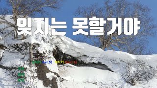 [은성 반주기] 잊지는못할거야 - 정윤선