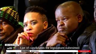 ANC North West | List of candidates for legislature submitted