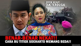 MALU BERAT!!GIBRAN TAK MENYANGKA BU TITIEK SOEHARTO NEKAT LAKUKAN INI!!