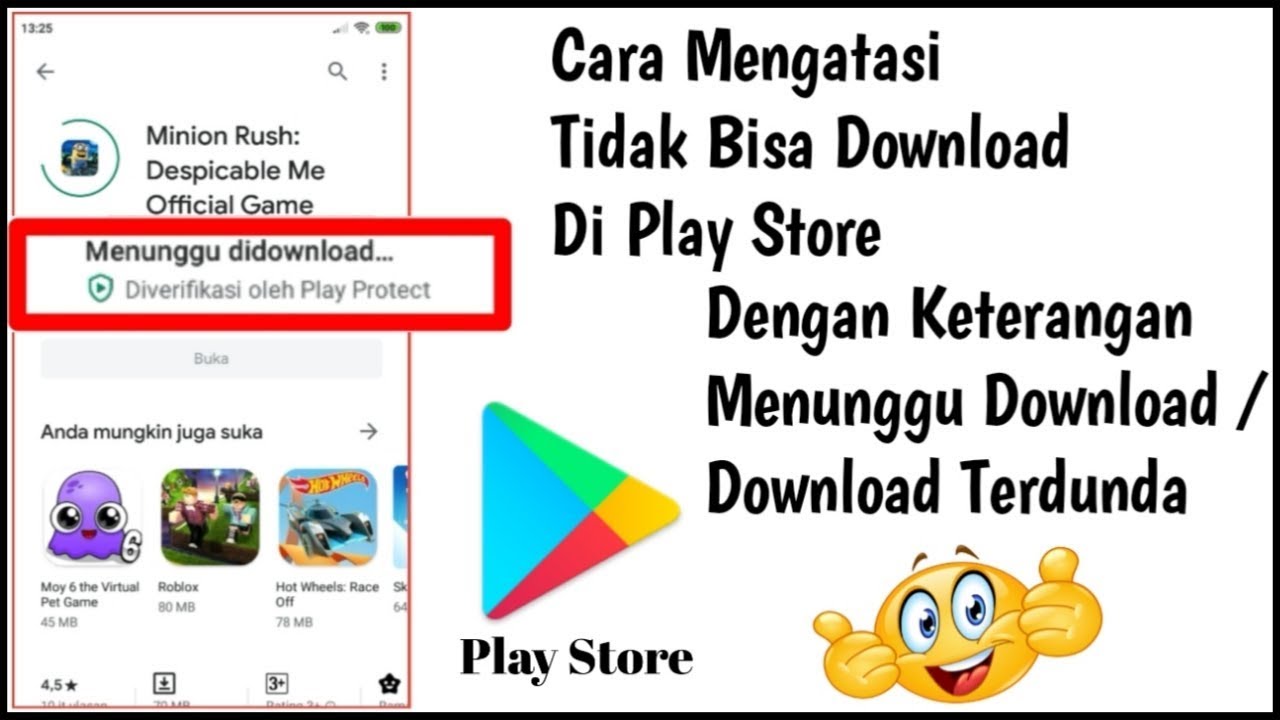 Cara Mengatasi Tidak Bisa Download Di Play Store Atau Download Di Play ...