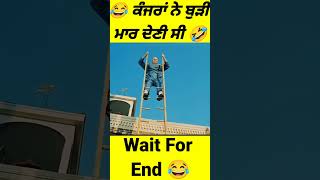 ਕੰਜਰਾਂ ਨੇ ਬੁੜੀ ਮਾਰ ਦੇਣੀ ਸੀ 😂🤣 #shorts #punjabi #comedy