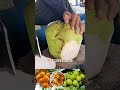 Awesome fresh coconut cutting skill! #shorts #coconut #streetfood #viral #nature #fyp #cuttingfruit