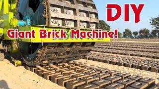 Building a Brick-Making Machine ENTIRELY From Scratch! (No Blueprints!)