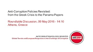 ANTICORRP Roundtable: Anti-Corruption from the Greek Crisis to the Panama Papers