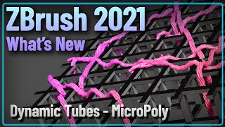 032 ZBrush 2021 Dynamic Cords Tubes And Ropes With MicroPoly