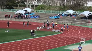 秋田市民陸上2022　男子1500m決勝　山田　20220424