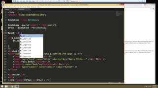 Learn How to Create a Database using PHPMyAdmin and OOP - Part 4