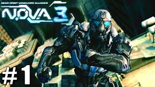 N.O.V.A. 3 - Near Orbit Vanguard Alliance - Gameplay Nvidia Shield Tablet Android 1080P Part 1
