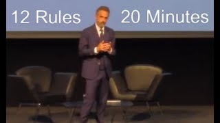 Jordan Peterson - 12 Rules for Life in 20 Minutes